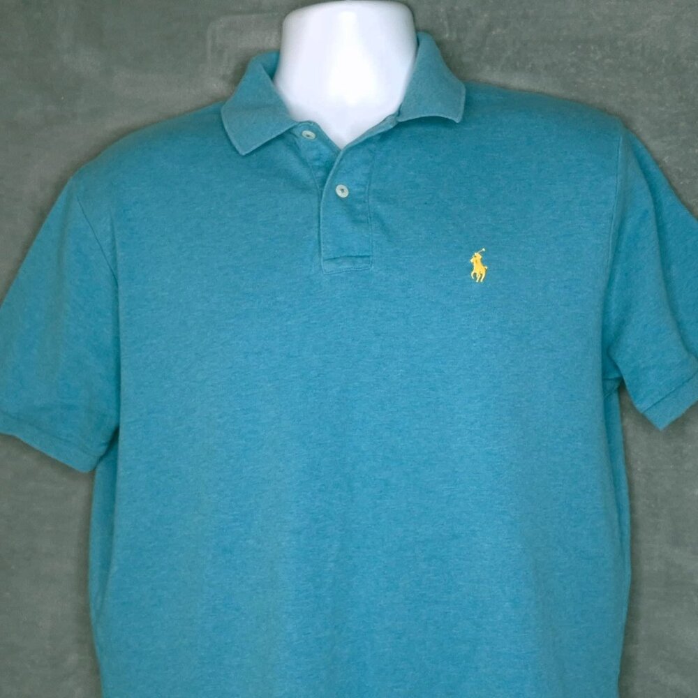 Vintage Polo Ralph Lauren Mens Short Sleeve Polo Shirt Medium Embroidered Logo